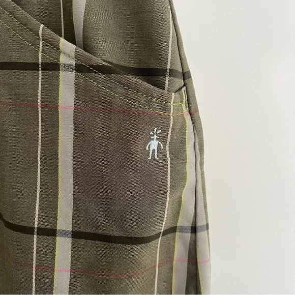 Smartwool Plaid Merino Wool Mini Skirt – Gorpcore Utility Outdoors Preppy - Picture 7 of 15